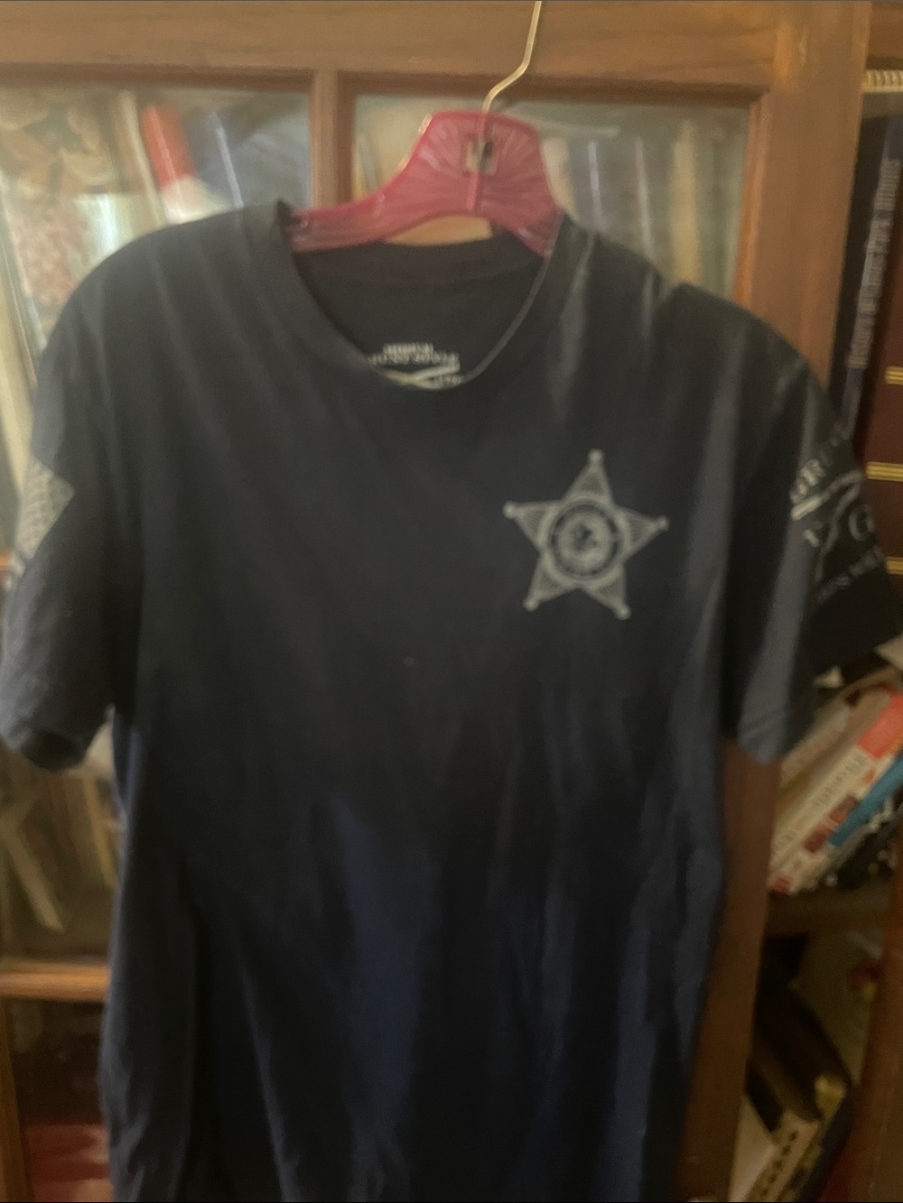 Black Sheriff Star Graphic Tee